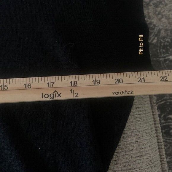 Adrianna Papell Two Piece Wool Knit Black  Skirt And Sweater Quiet Luxury  Posh - Picture 11 of 16